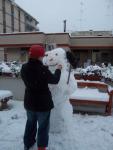 pupazzetto di neve in Puglia