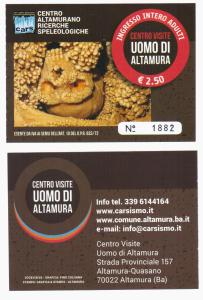 Eintrittskarte Mann von Altamura 001