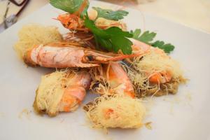 gekochte Gamberi Garnelen