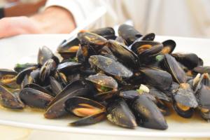gekochte Miesmuscheln