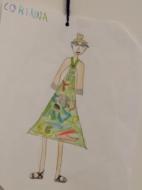 German Teacher Corinna Hein Drawn by a Student